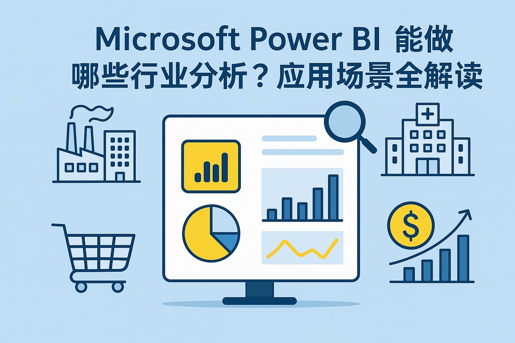 Microsoft Power BI能做哪些行业分析？应用场景全解读
